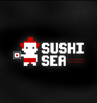 Сеть магазинов японской кухни «Sushi Sea» - логотип